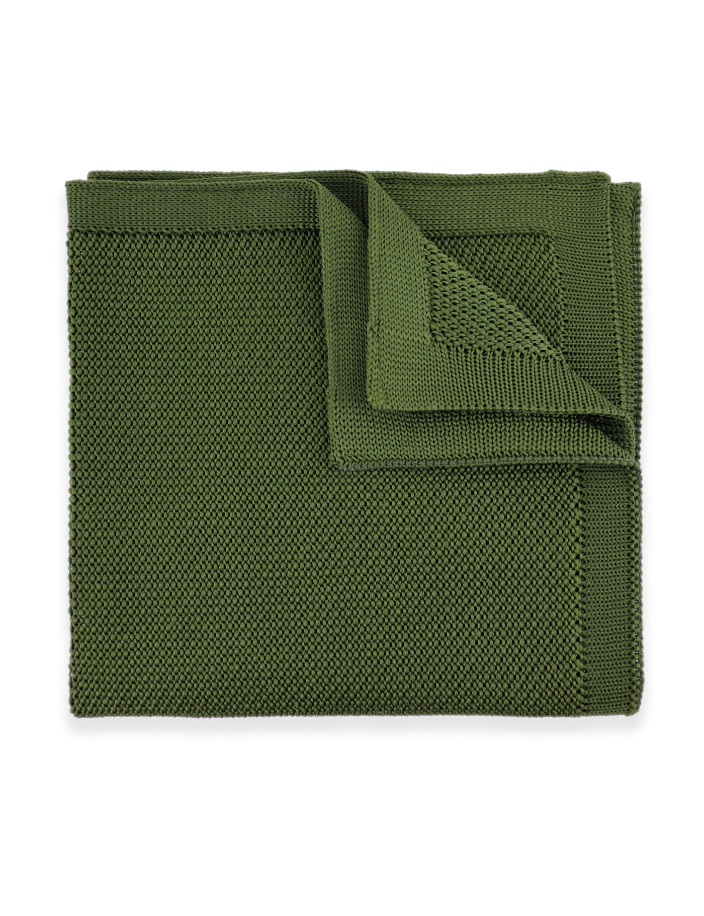 Knitted Bow Tie - Olive Green