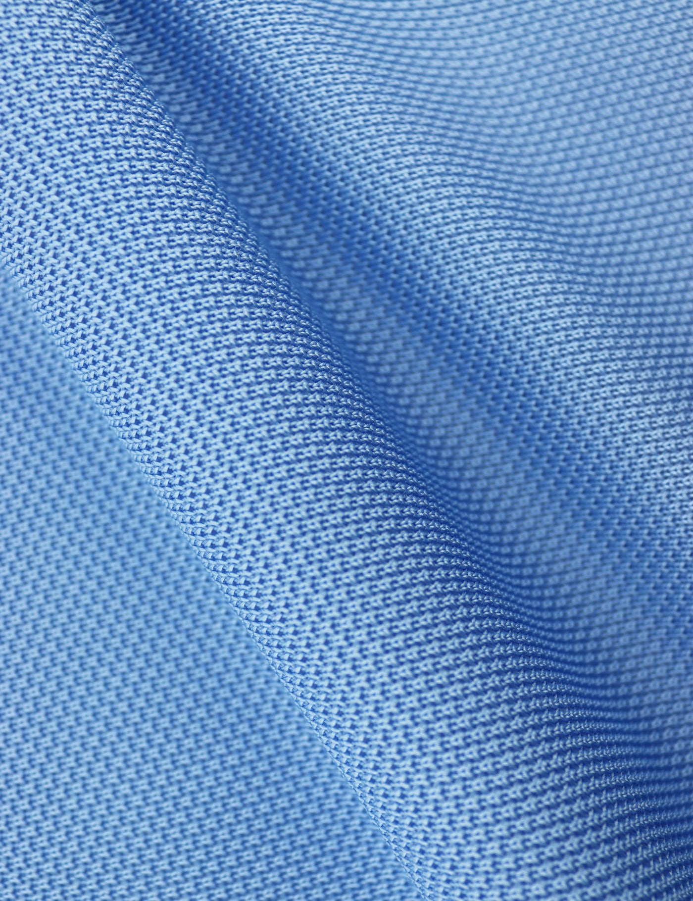 100% Polyester Diamond End Knitted Tie - Light Blue