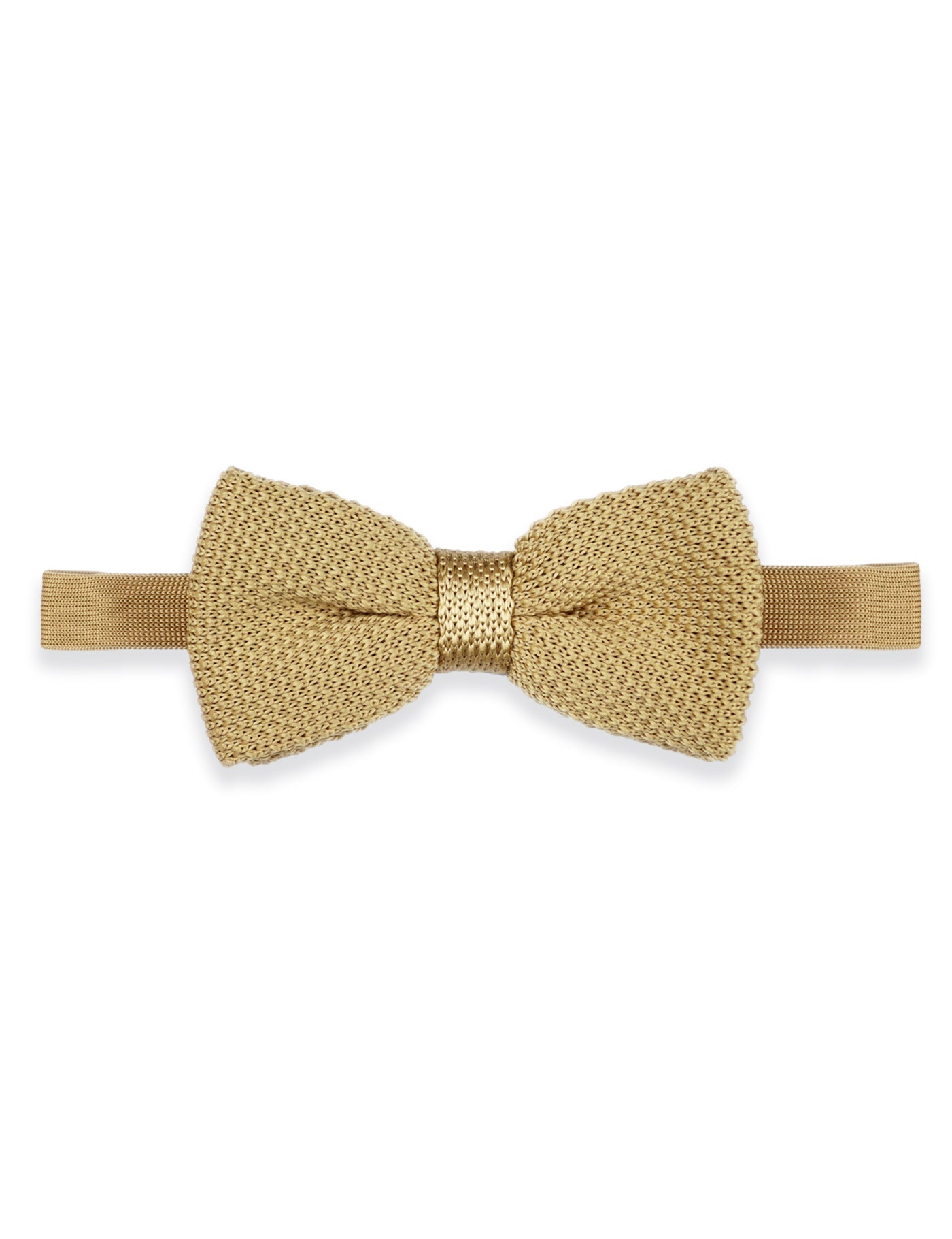 Knitted Bow Tie - Beige