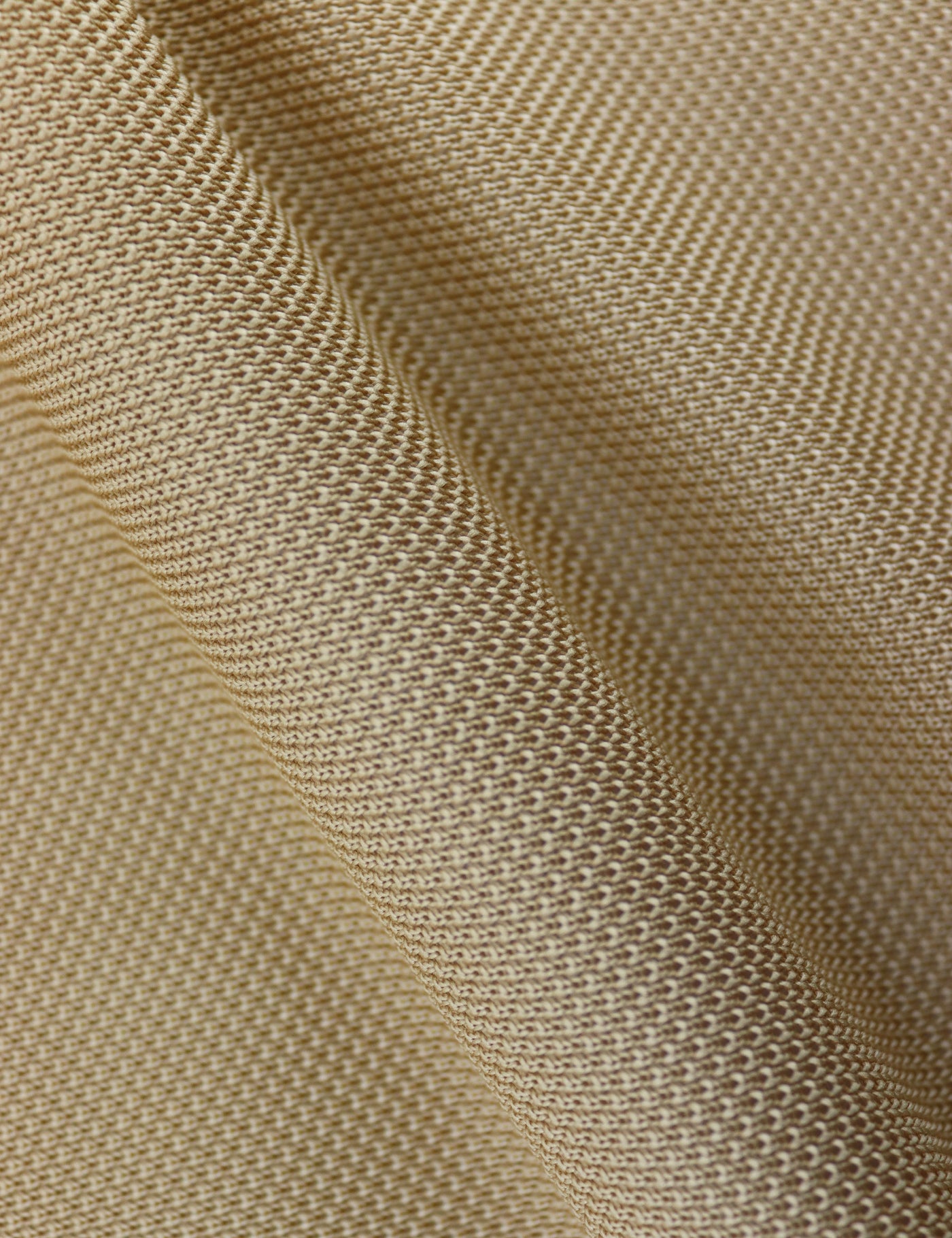 100% Polyester Diamond End Knitted Tie - Beige