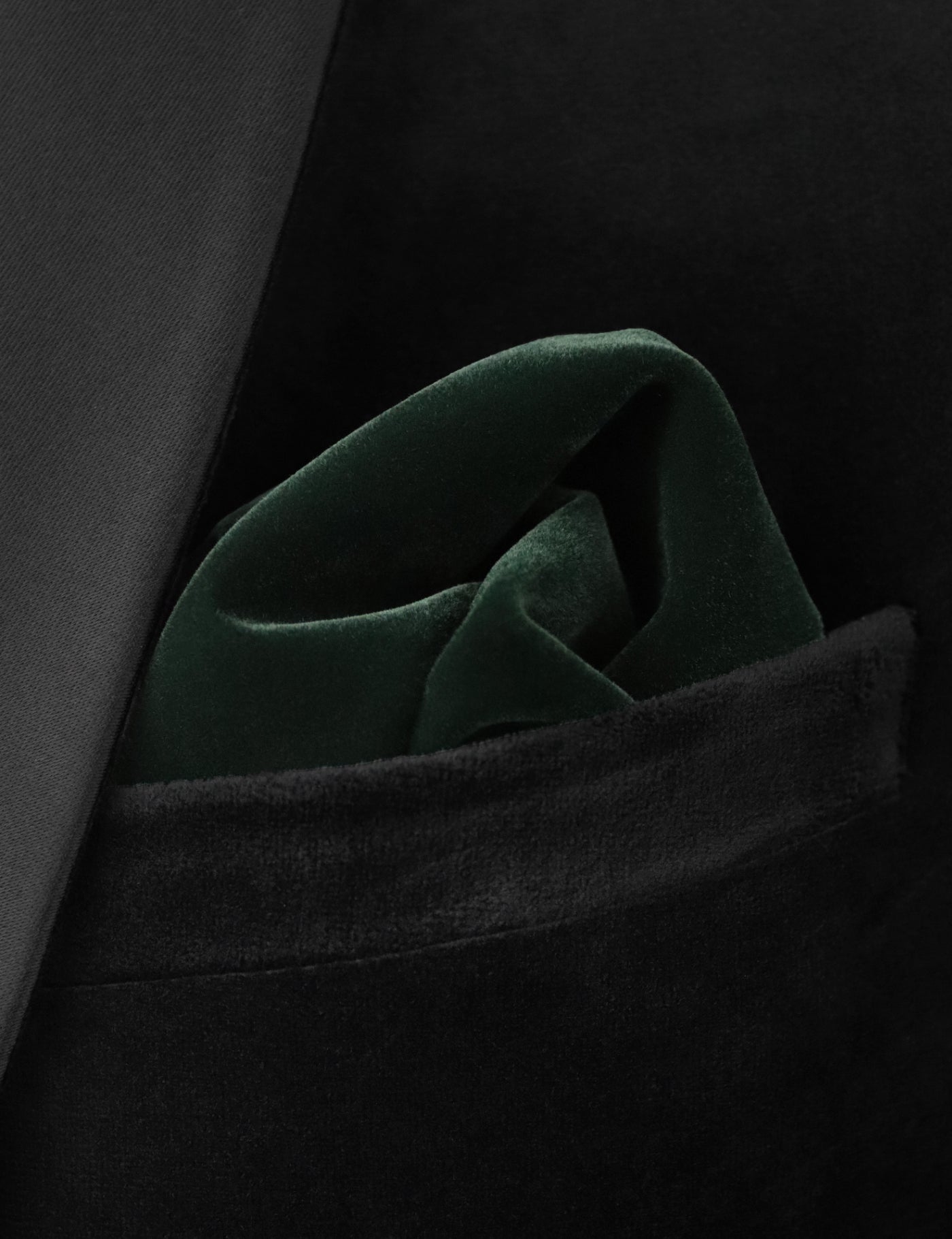 Velvet Bow Tie - Dark Green